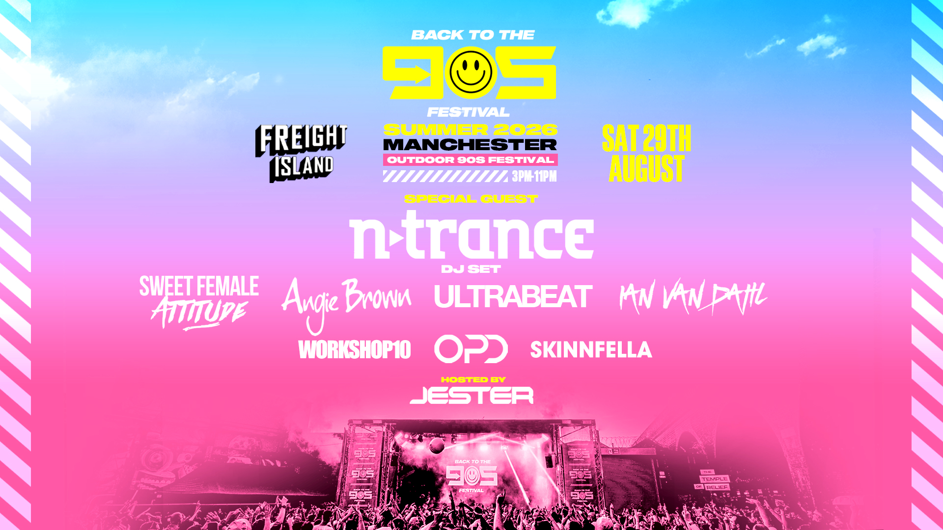 Back To The 90s – Indoor Festival [DUE TO RAIN!] – Manchester [FINAL 50 TICKETS]