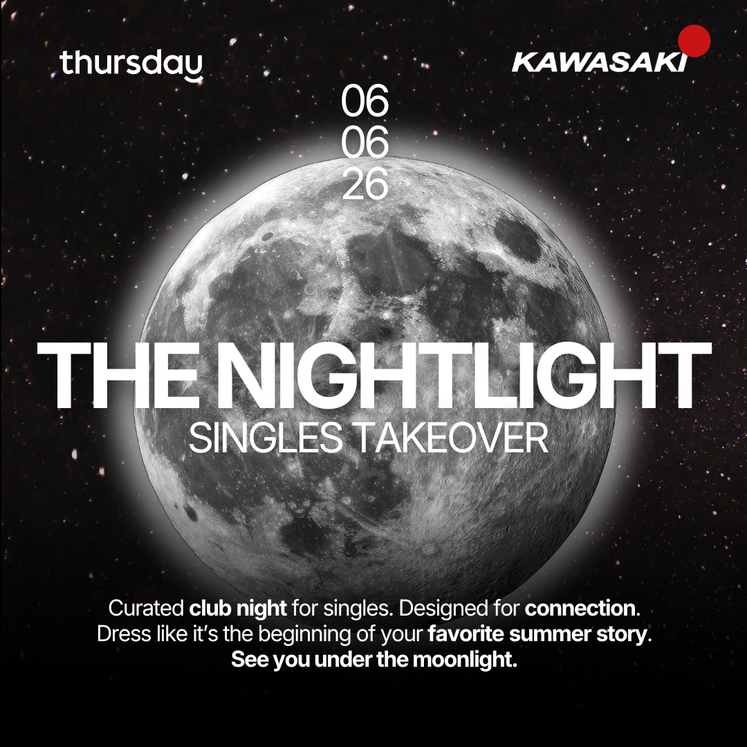 Thursday | THE NIGHTLIGHT: SINGLES TAKEOVER @KAWASAKI | Warsaw | Book at thursday.com