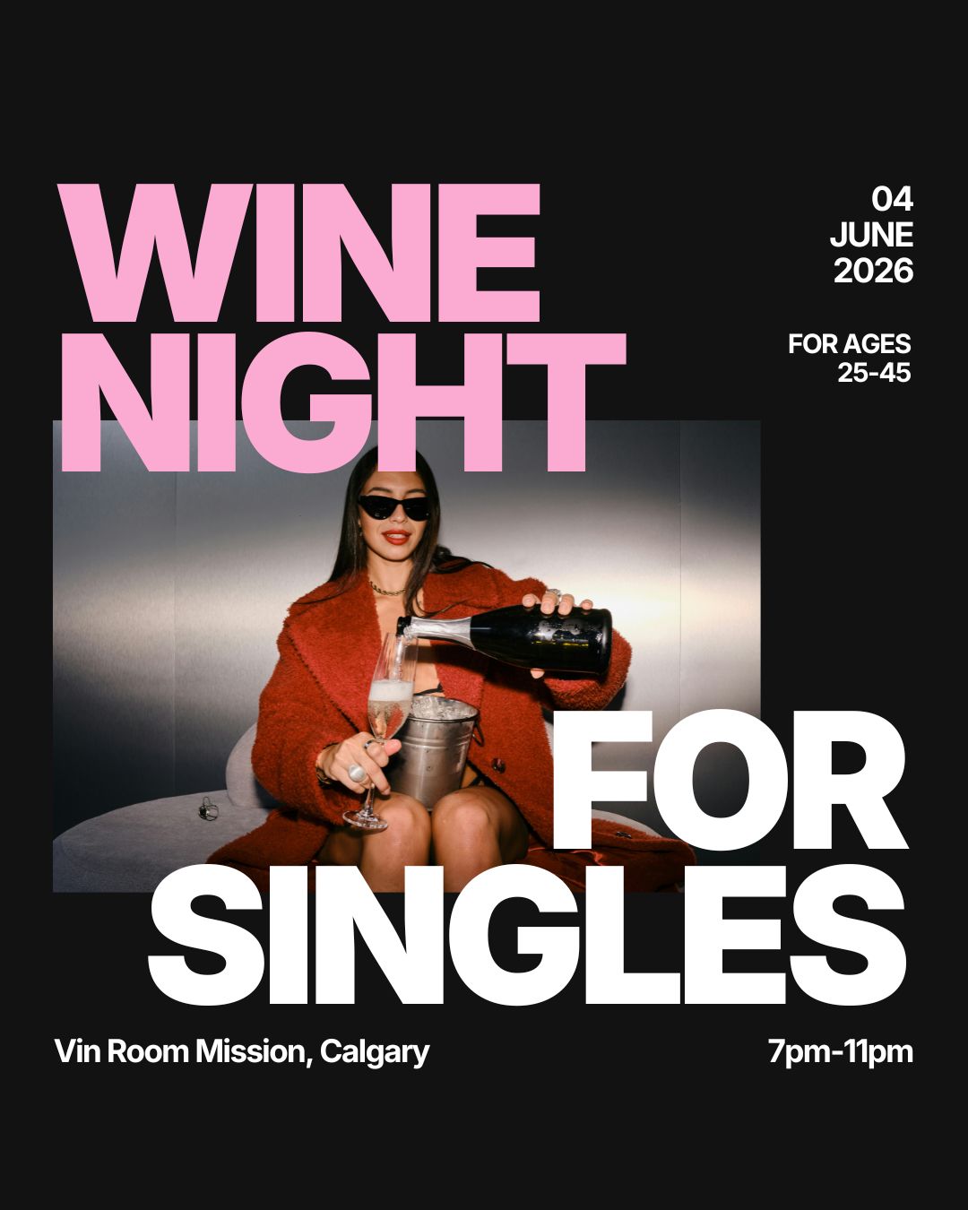 Thursday | Vin Room Mission SINGLES WINE NIGHT 🍷 (AGE 25 – 45) | Calgary | Book at thursday.com