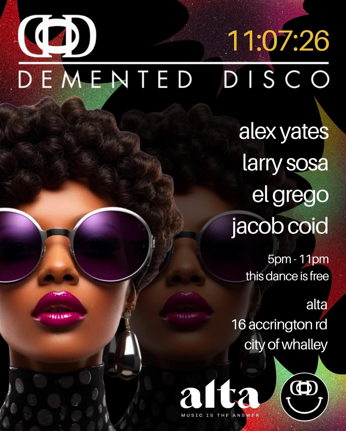 Demented Disco – Alta – Whalley