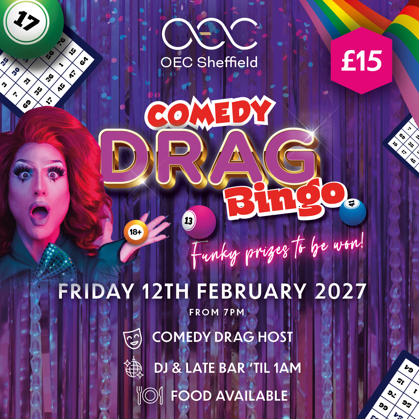 Comedy Drag Bingo