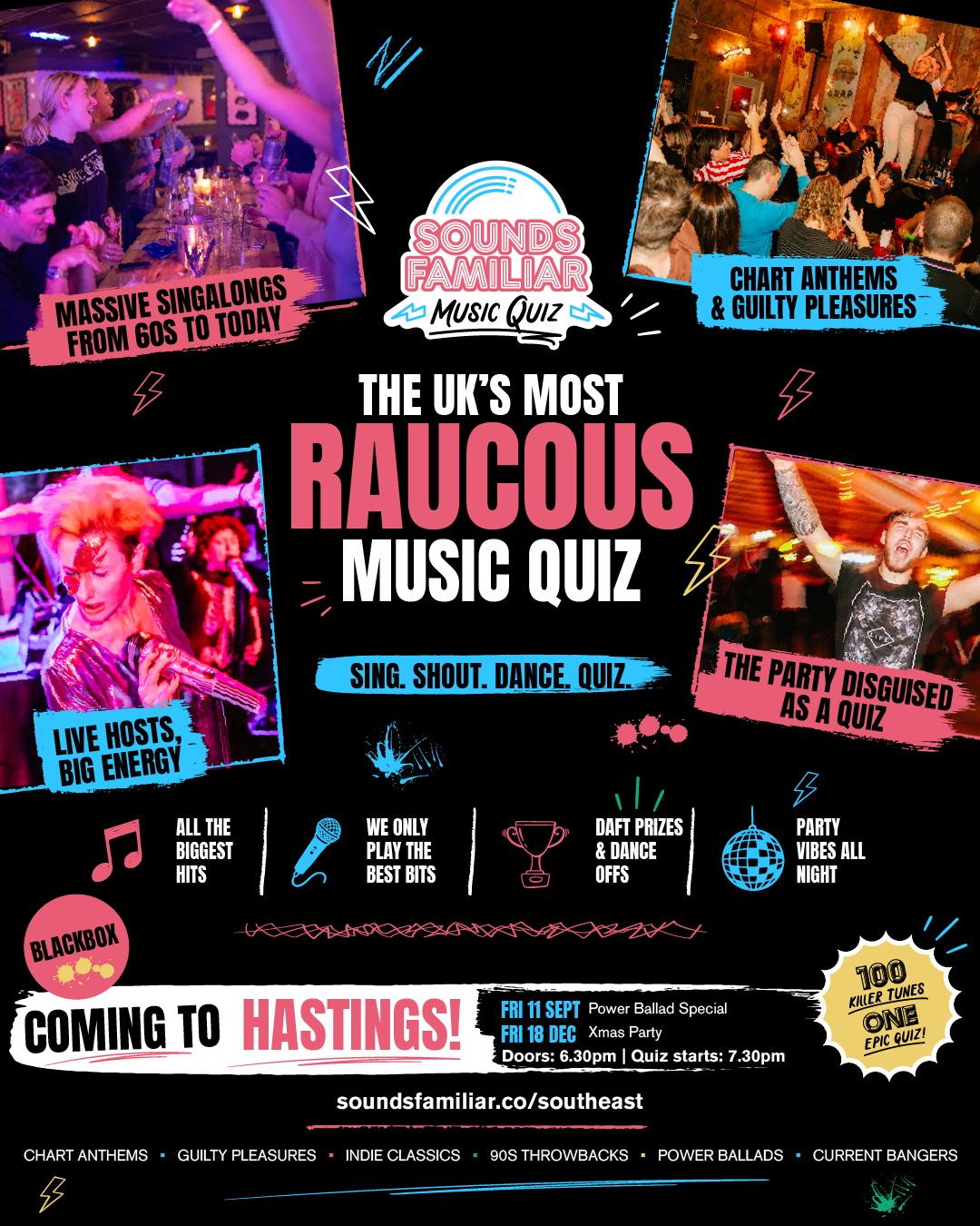 Sounds Familiar Music Quiz - Christmas Party Hastings