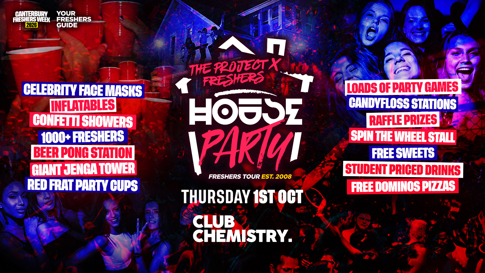 The Project X Freshers House Party - Canterbury Freshers 2026