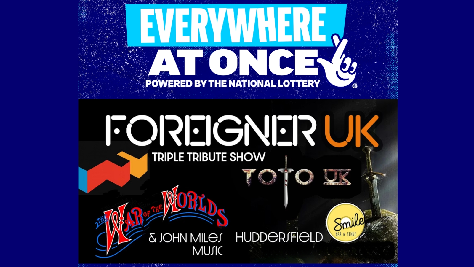 Triple Tribute Show – Foreigner UK, Toto UK,  War of the Worlds