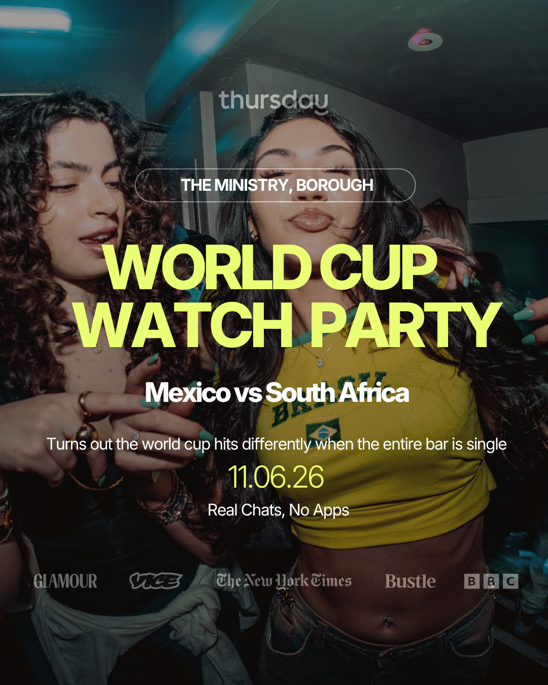 Thursday | World Cup Watch Party | Mexico vs South Africa