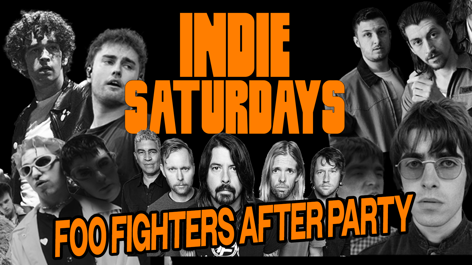Shit Indie Disco presents INDIE SATURDAYS FOO FIGHTERS AFTERPARTY AT TUNNEL (beneath Heebies on Seel Street – £5 DOUBLE VODKA & MIXER