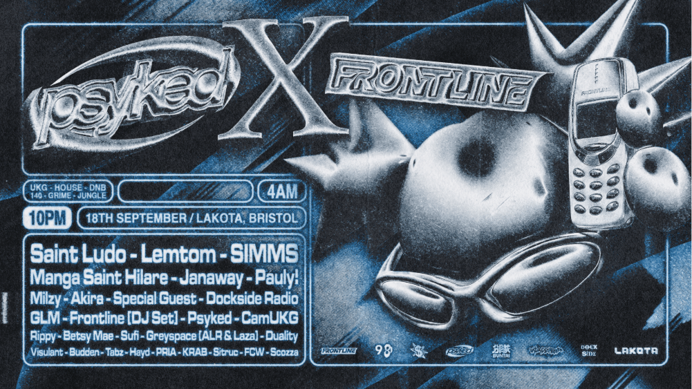 Psyked X Frontline (Saint Ludo, Lemtom, SIMMS + MANY MORE)