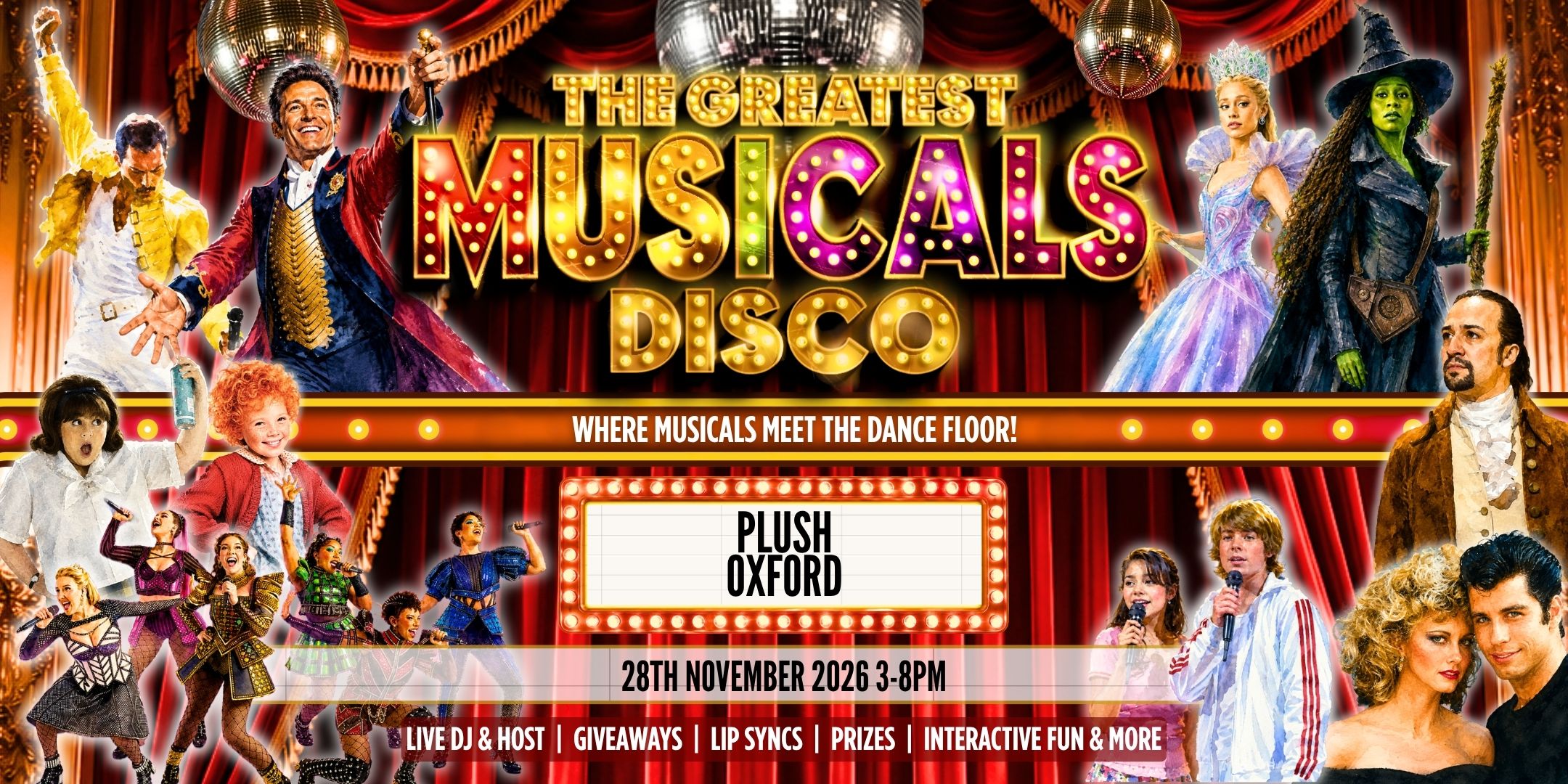 The Greatest MUSICALS Daytime Disco - Oxford