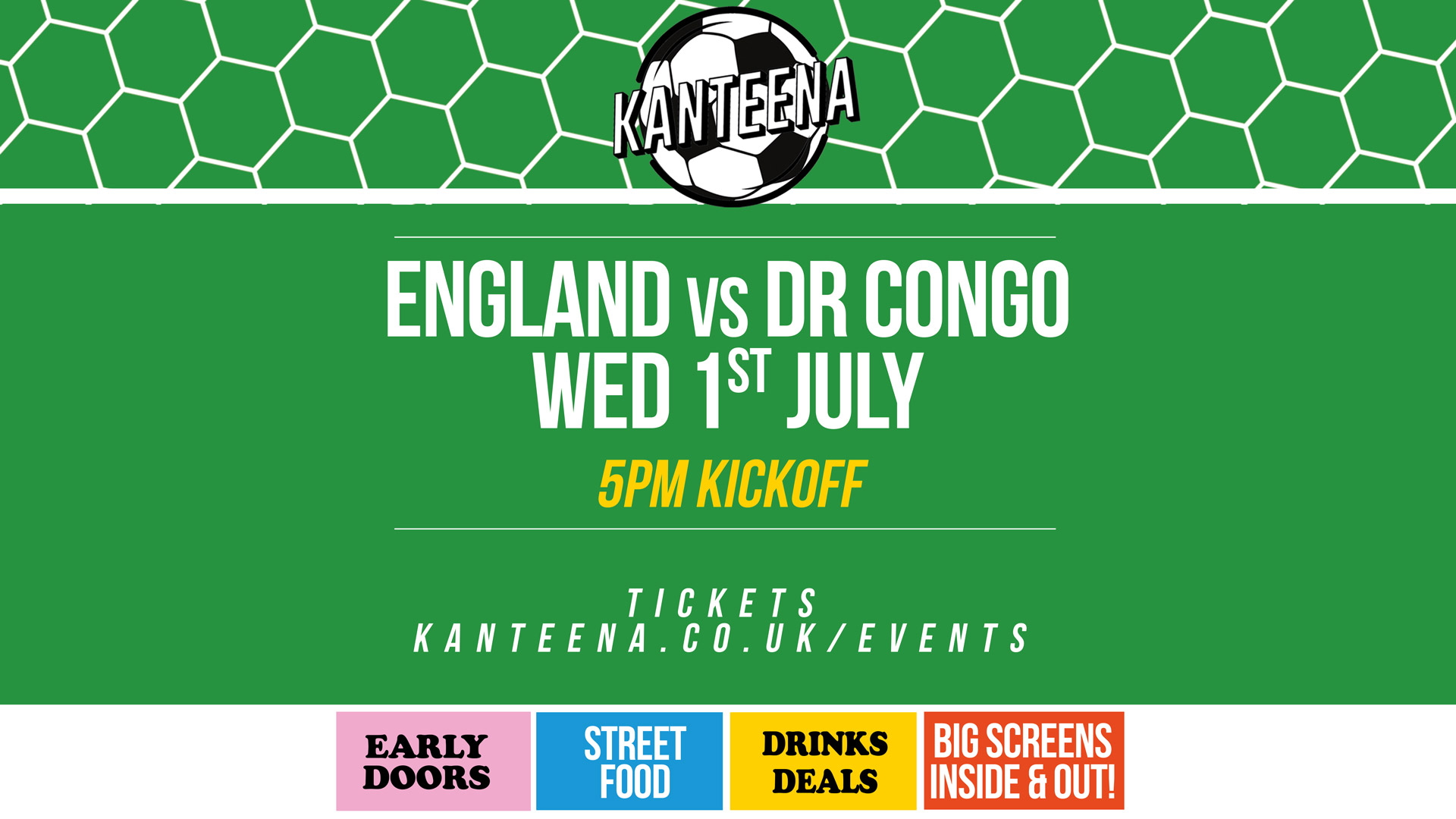England VS DR Congo