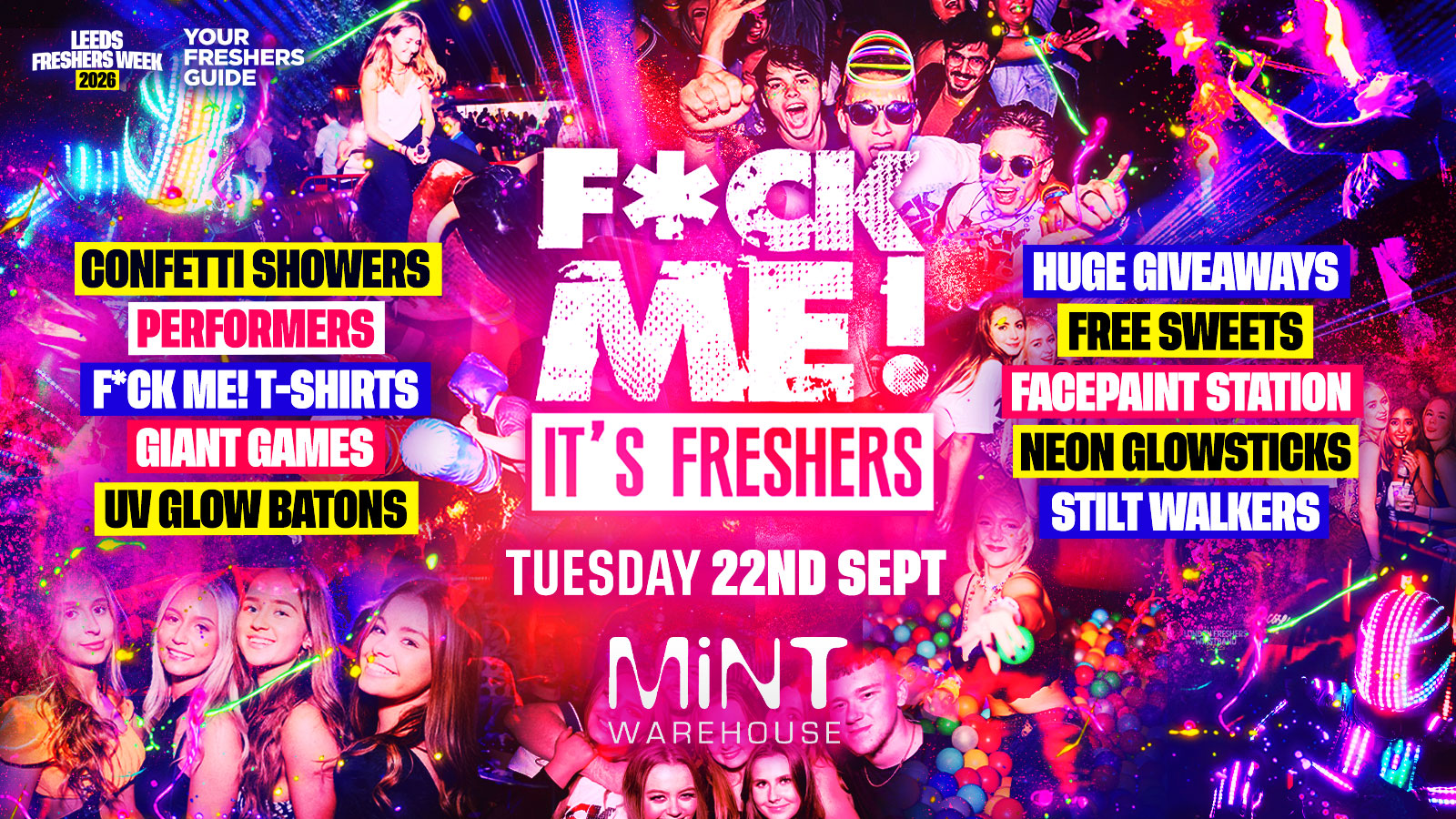 FCK ME It's Freshers | Leeds Freshers 2026