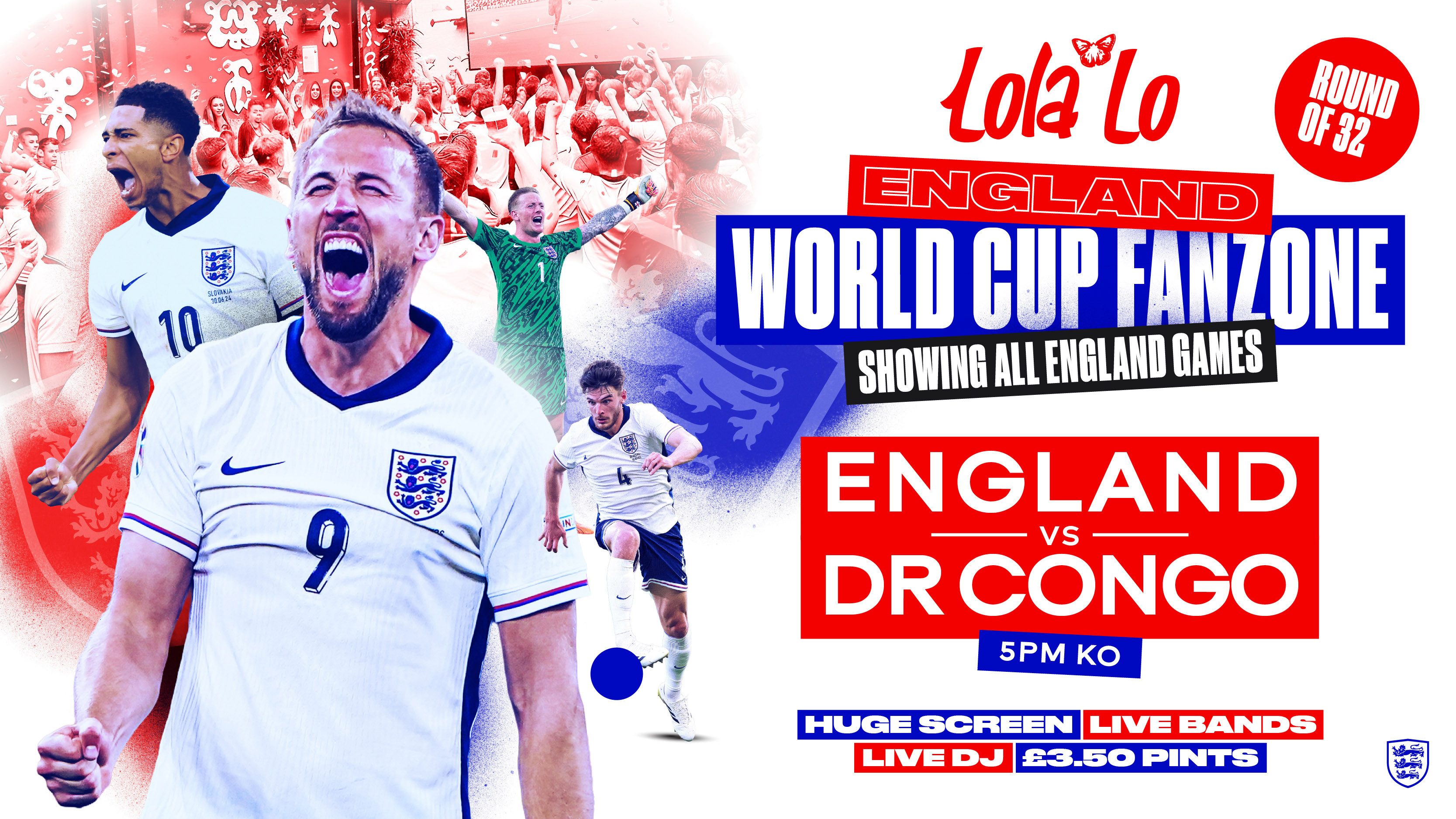 ENGLAND VS DR CONGO🇨🇩 WORLD CUP FAN ZONE⚽️🏆