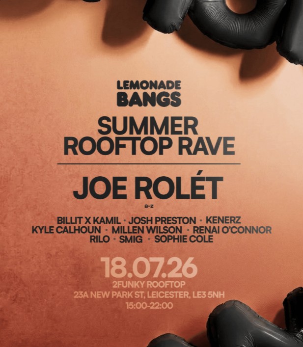 Lemonade Bangs: Summer Rooftop Rave w/ JOE ROLÉT