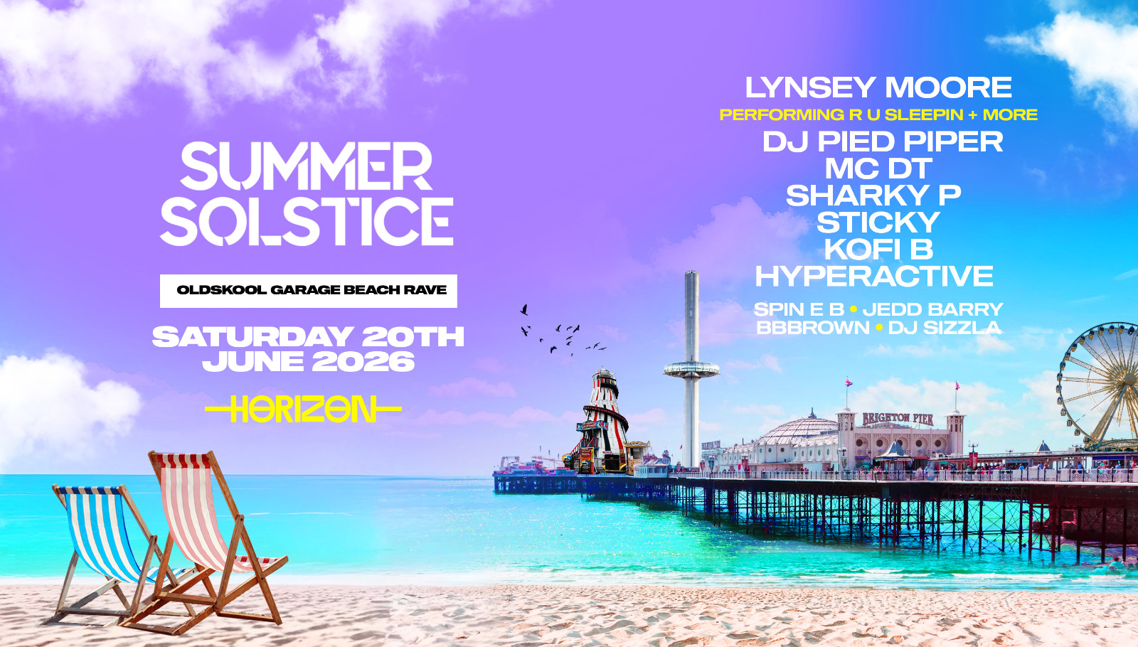 Summer Oldskool Garage Beach Rave – Brighton [TICKETS SELLING FAST!]