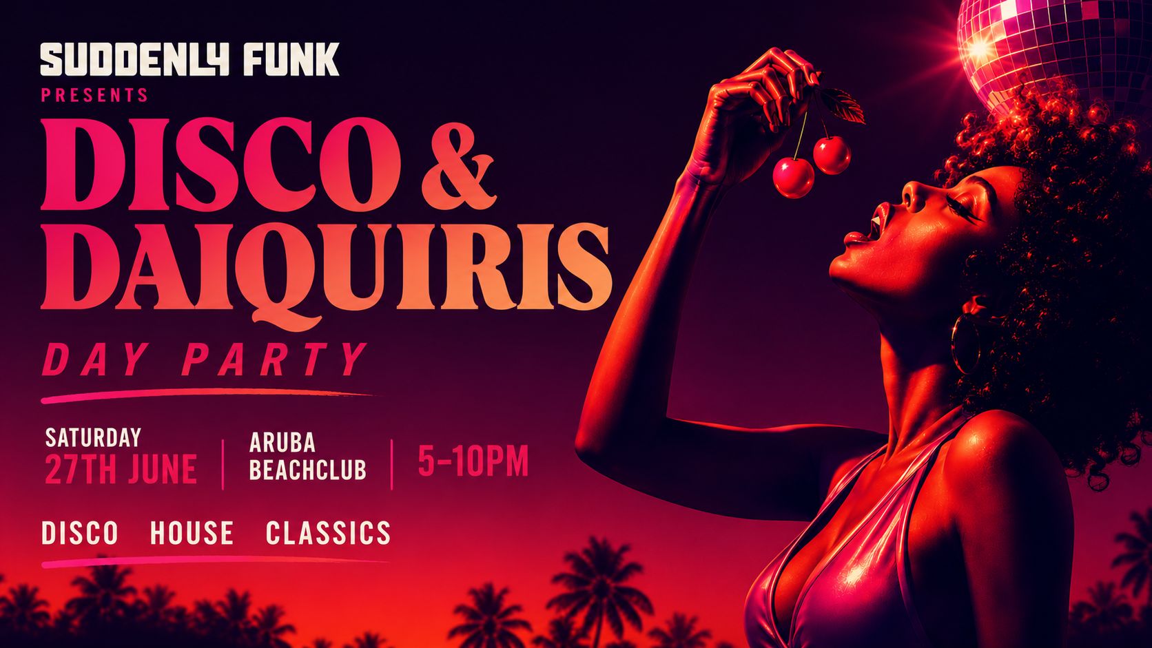 Suddenly Funk presents Day Disco @ Aruba 27.06.26