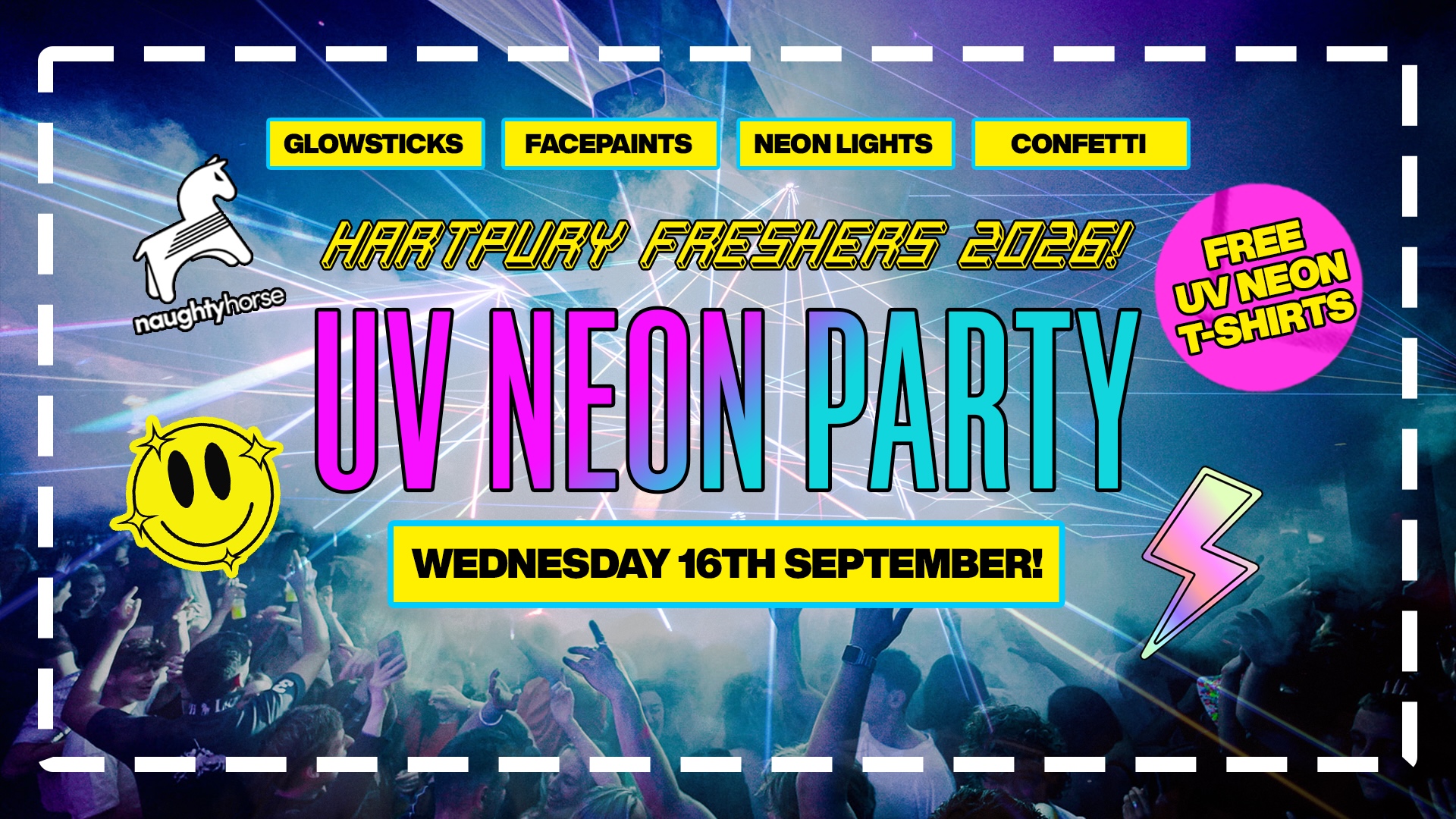 Hartpury Freshers 🌈 UV NEON PARTY⚡️[80% Sold Out]