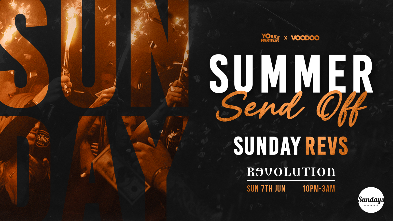 SUNDAY REVS Summer Send-Off! Last Revs Until September 🎉