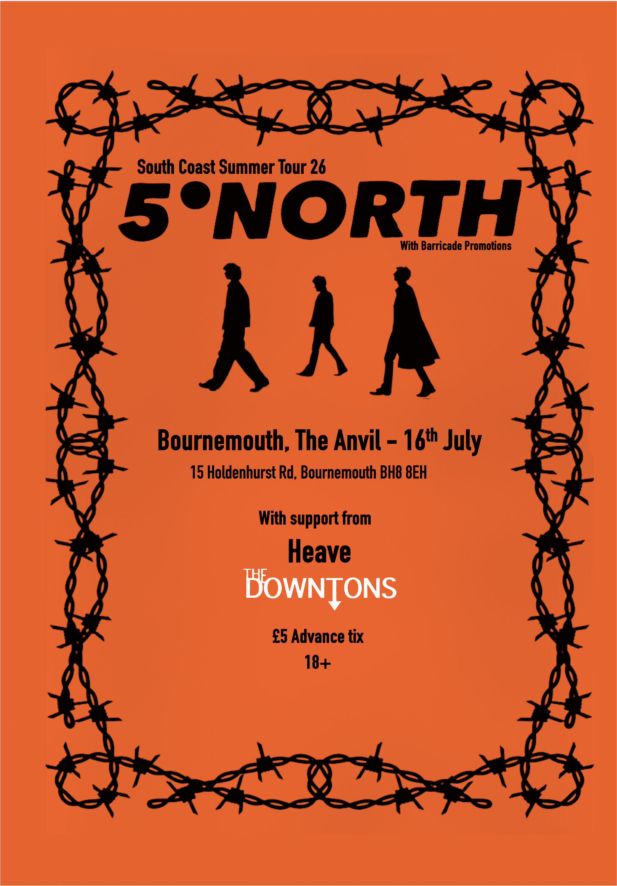 5 Degrees North // Heave //The Downtons