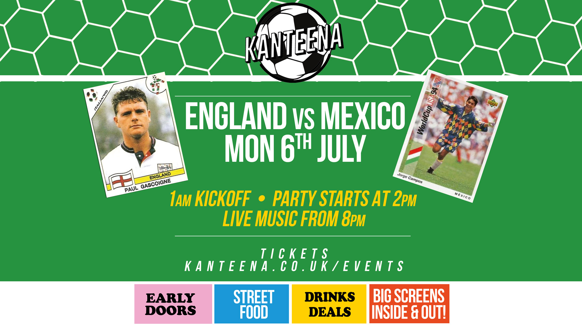 Mexico Vs England // World Cup Last 16 Match