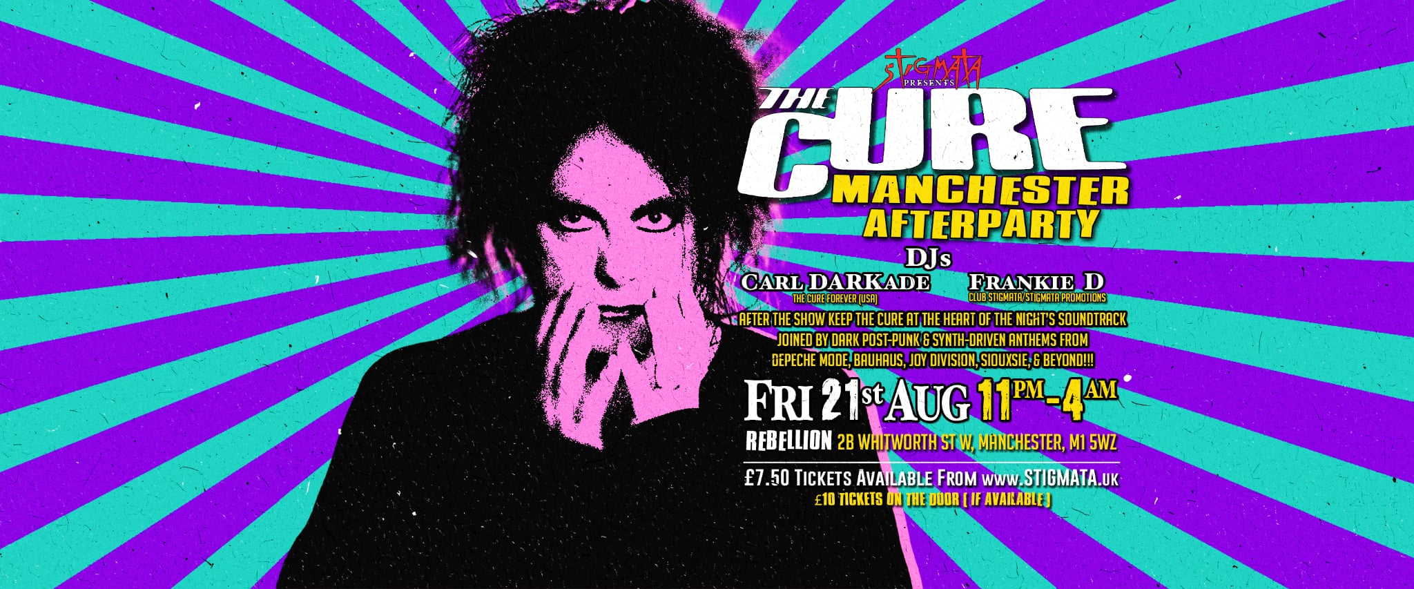 The Cure – Afterparty – Manchester