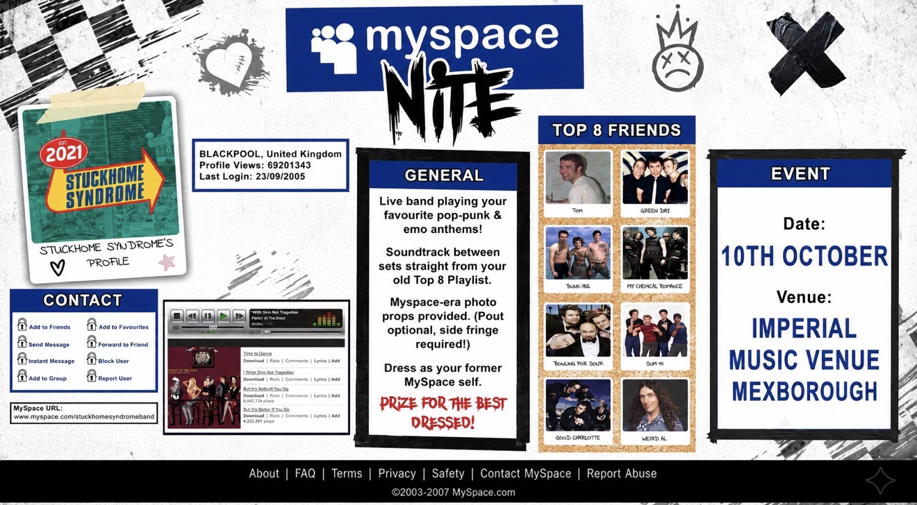 Stuckhome Syndrome - MySpace Nite