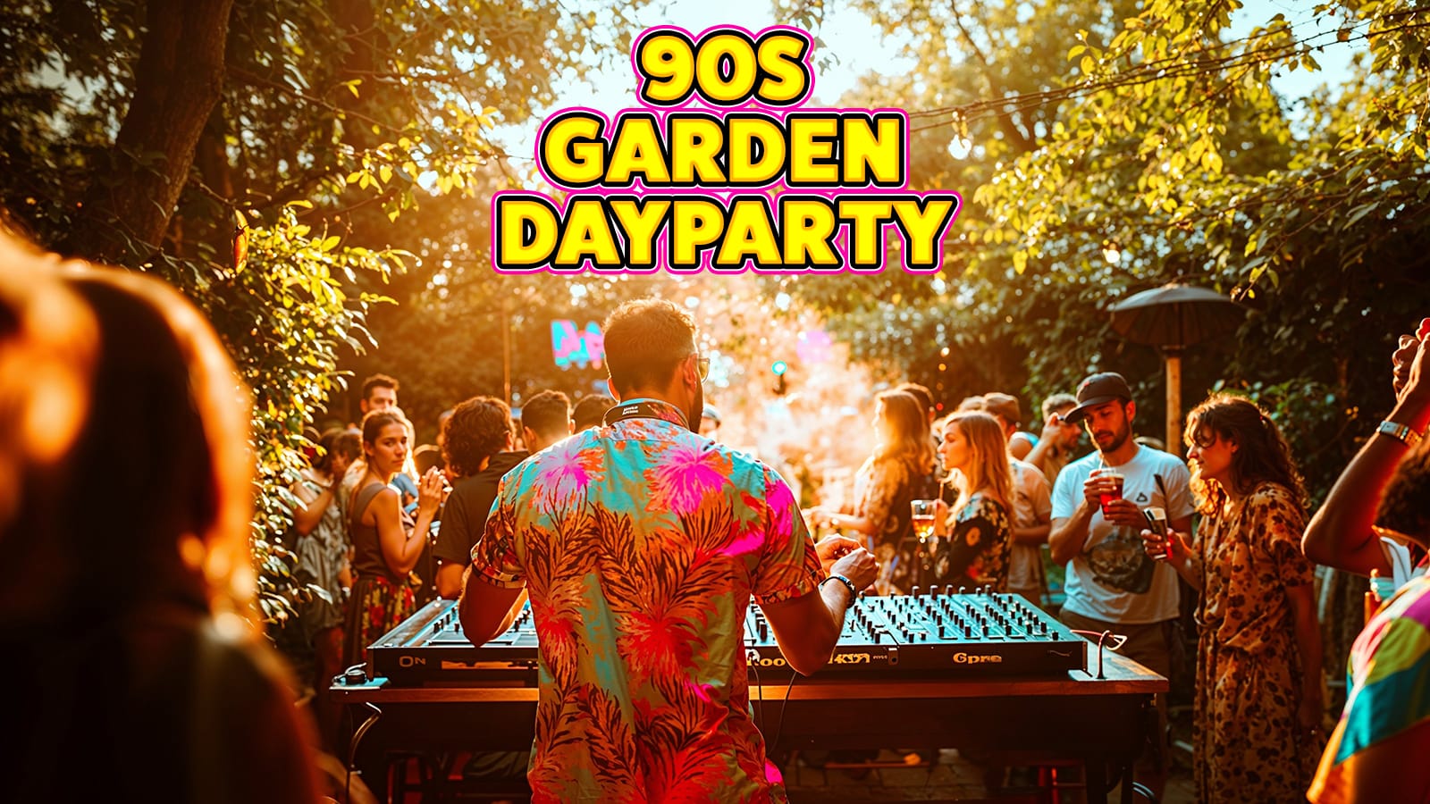 90s Garden Party Earls Yard