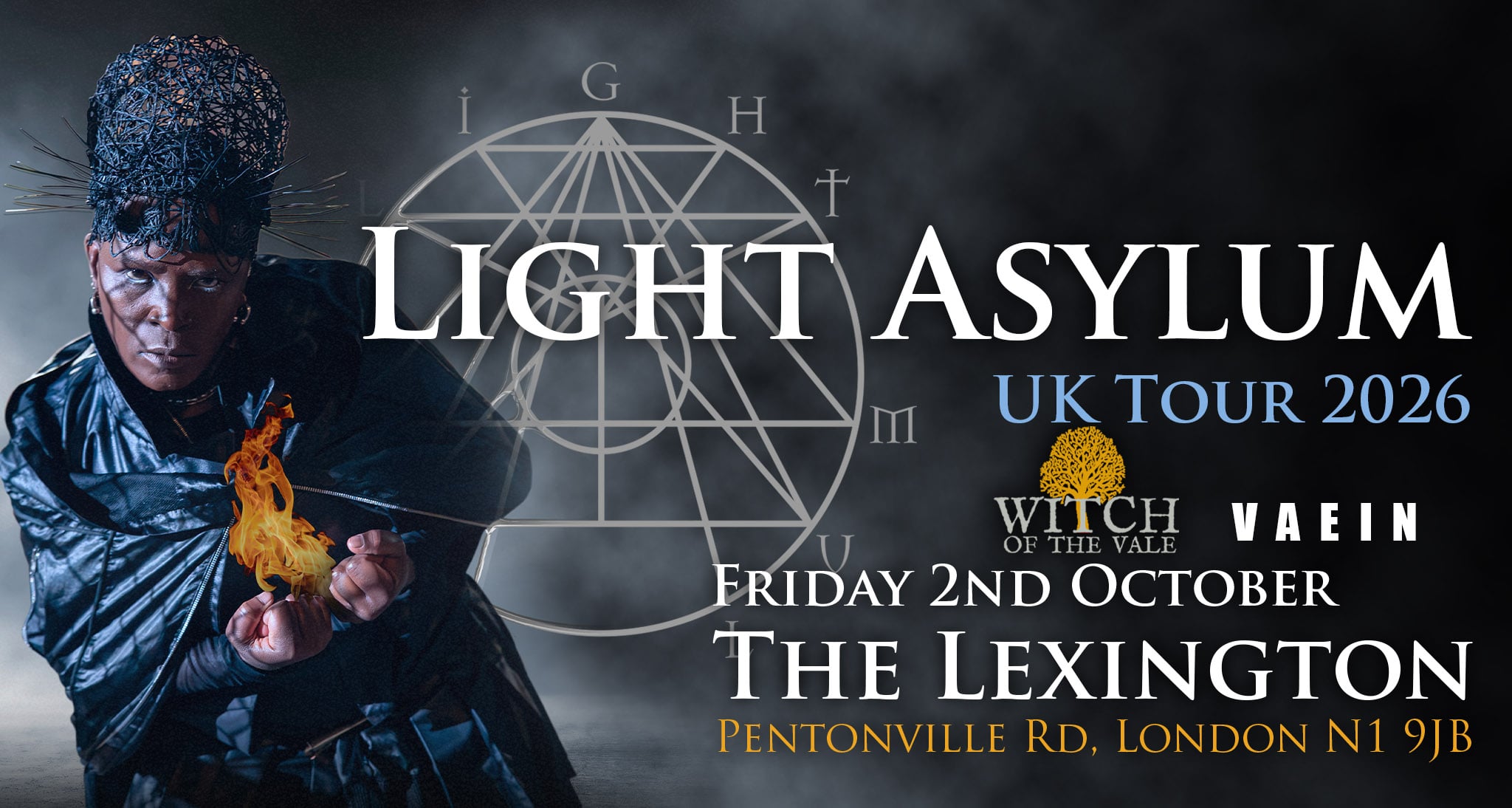 LIGHT ASYLUM (US) + Witch of the Vale & Vaein