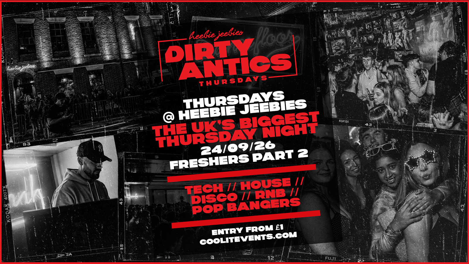 🔺♦️ DIRTY ANTICS ♦️🔺 FRESHERS PART 2 - The UK's BIGGEST Thursday Night