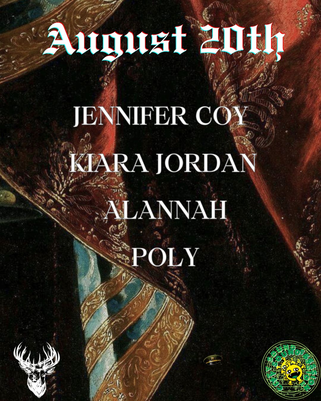 Jennifer Coy, Kiara Jordan, Alannah and Poly