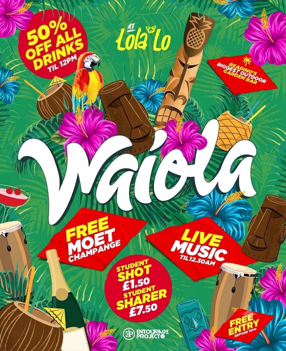 WAIOLA🌴 2-4-1 COCKTAILS ALL NIGHT 🍹