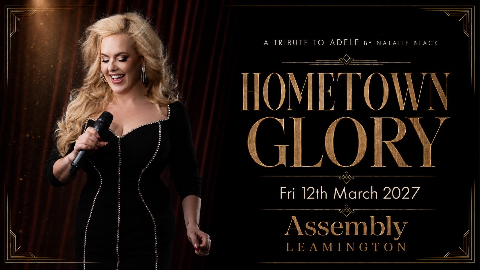HOMETOWN GLORY - TRIBUTE TO ADELE BY NATALIE BLACK 12/03/27