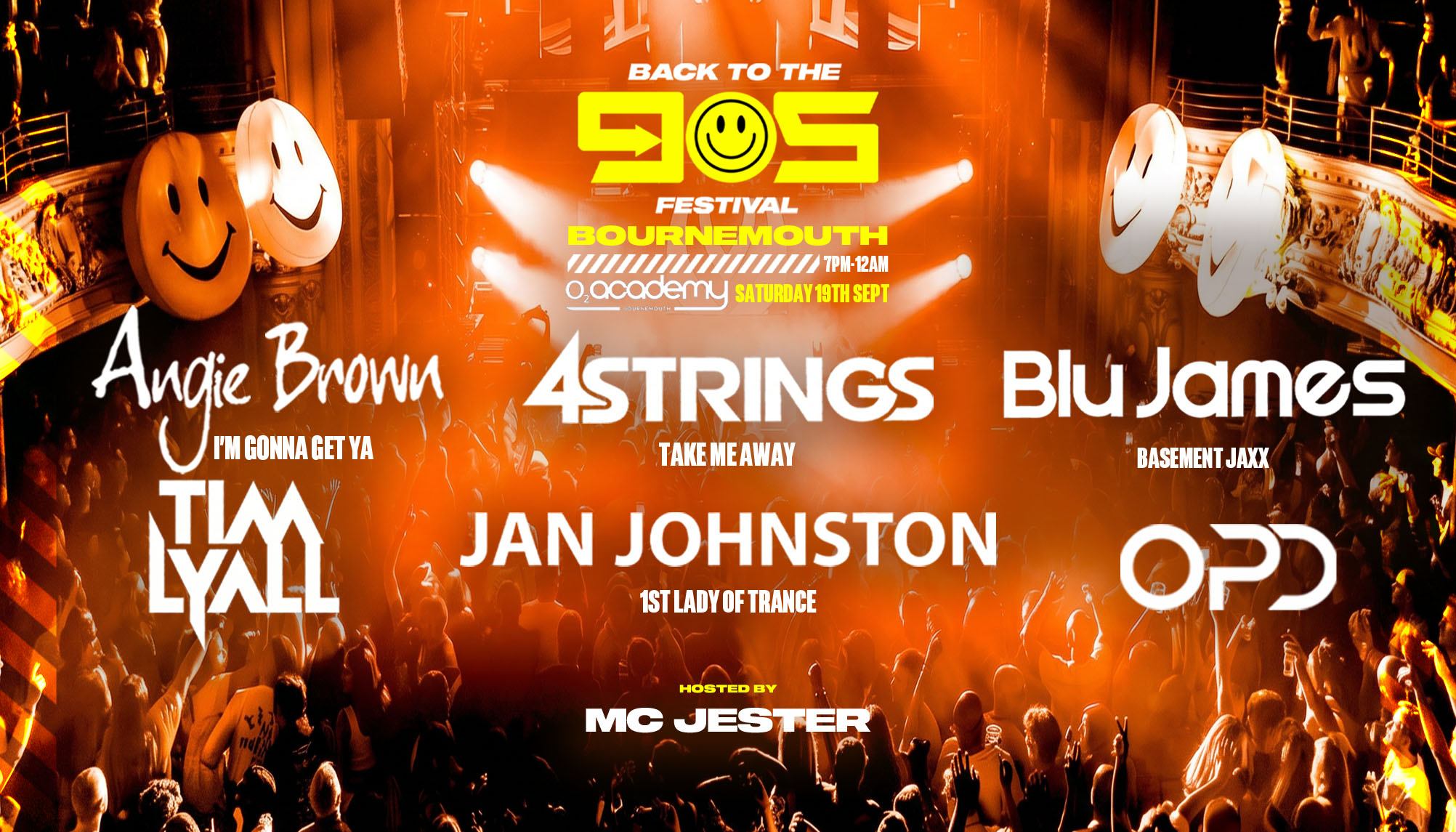 Back To The 90s Festival – Saturday 19th Sept – O2 Academy Bournemouth [FINAL TICKETS REMAIN!]