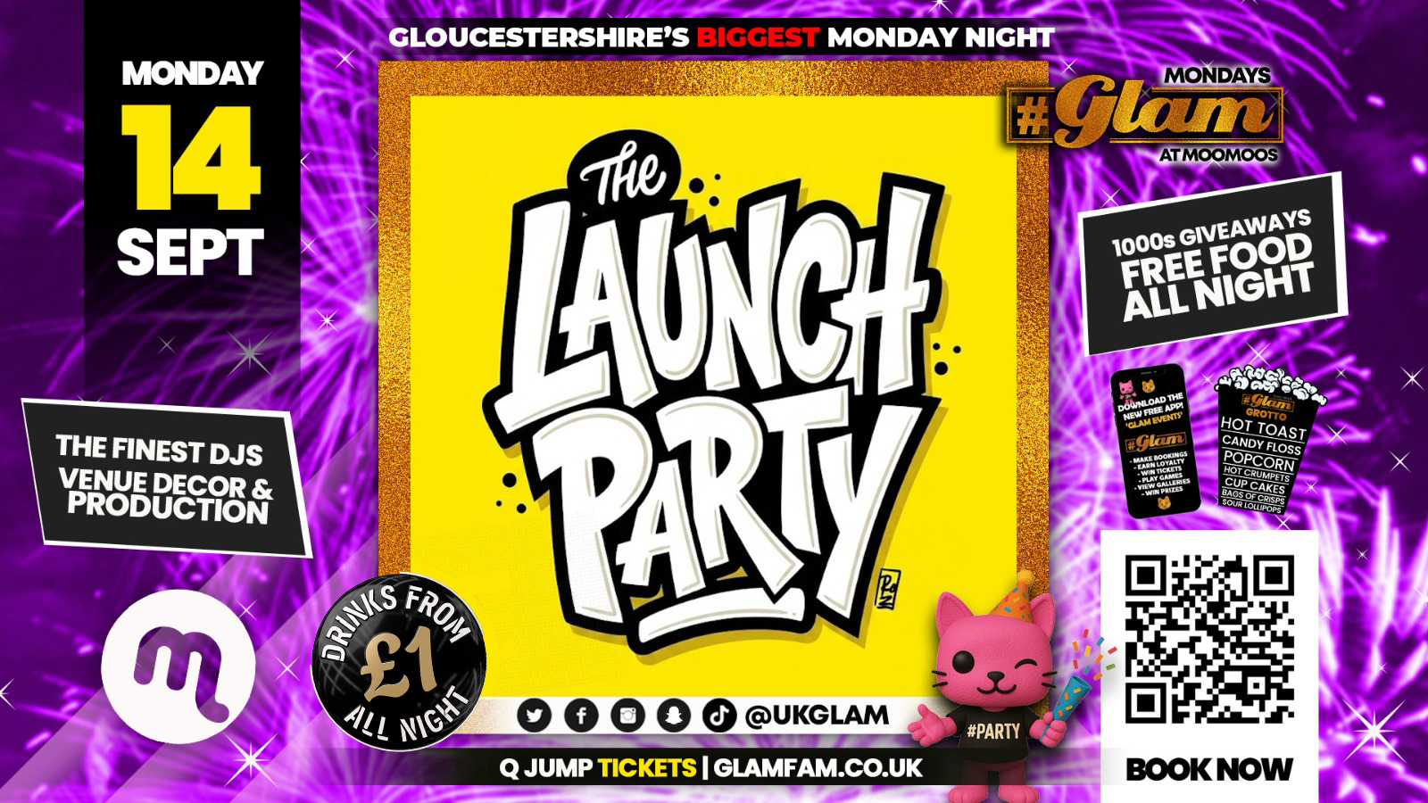 Glam Cheltenham | Welcome 2026 Launch Party! 🤩😻 £1 Drinks ALL NIGHT! ❤️‍🔥