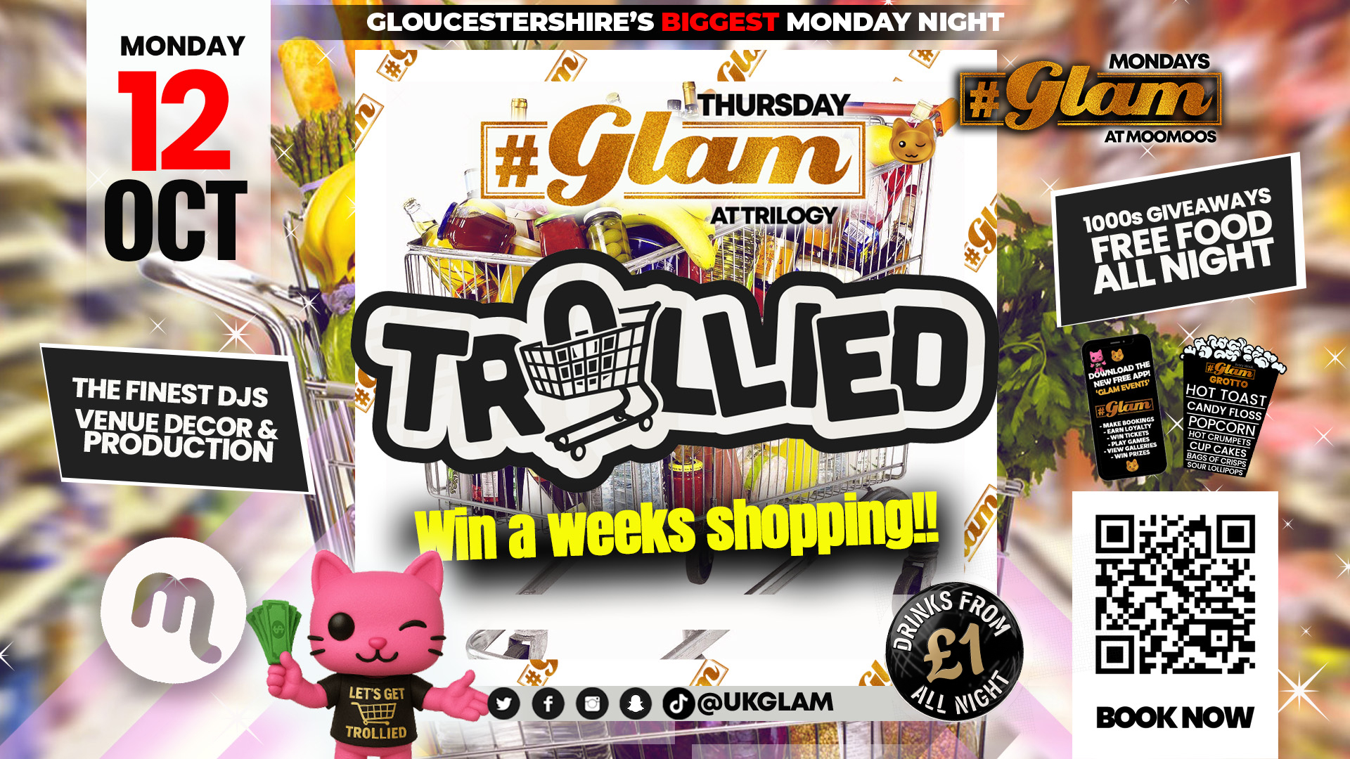 Glam Cheltenham | 🛒 LET'S GET TROLLIED! 🛒 £1 Drinks ALL NIGHT! ❤️‍🔥