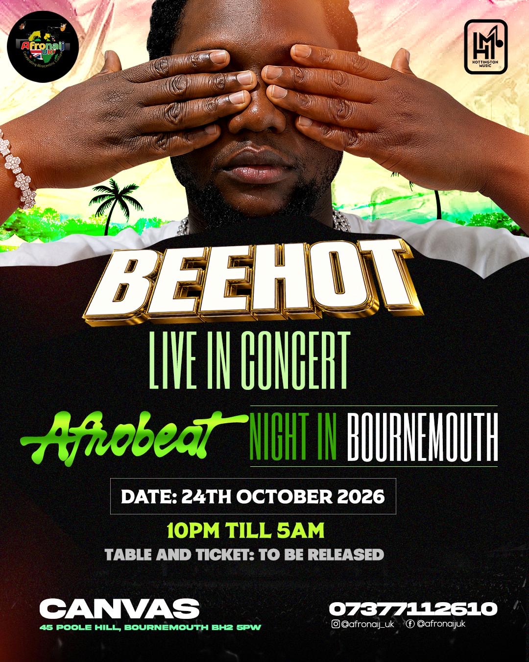 BEEHOT AFROBEAT LIVE CONCERT