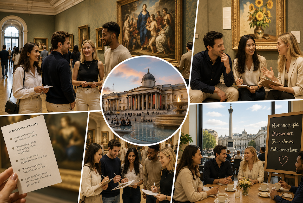 The Art of Connection for Singles: National Gallery Experience