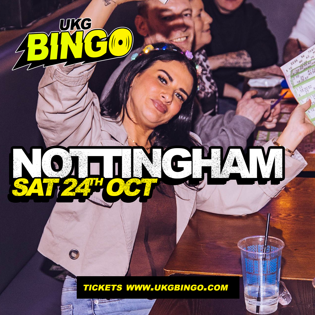 UKG Bingo Sat 24th October Nottingham