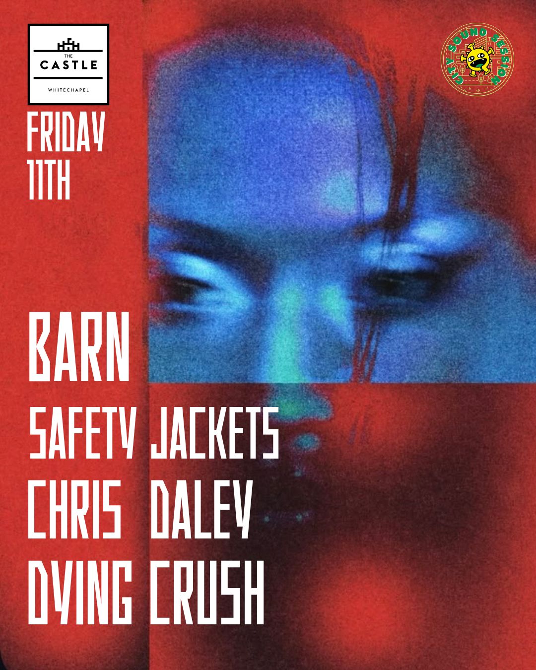 Barn, Chris Daley, Safety Jackets and Dying Crush