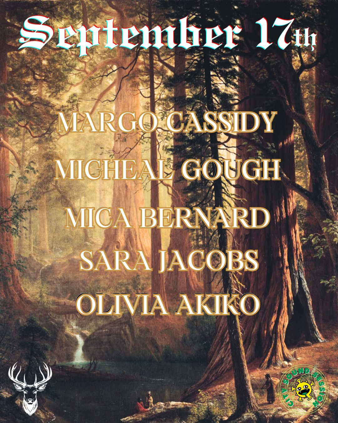 Margo Cassidy, Micheal Cough, Mica Bernard, Sara Jacobs and Olivia Akiko
