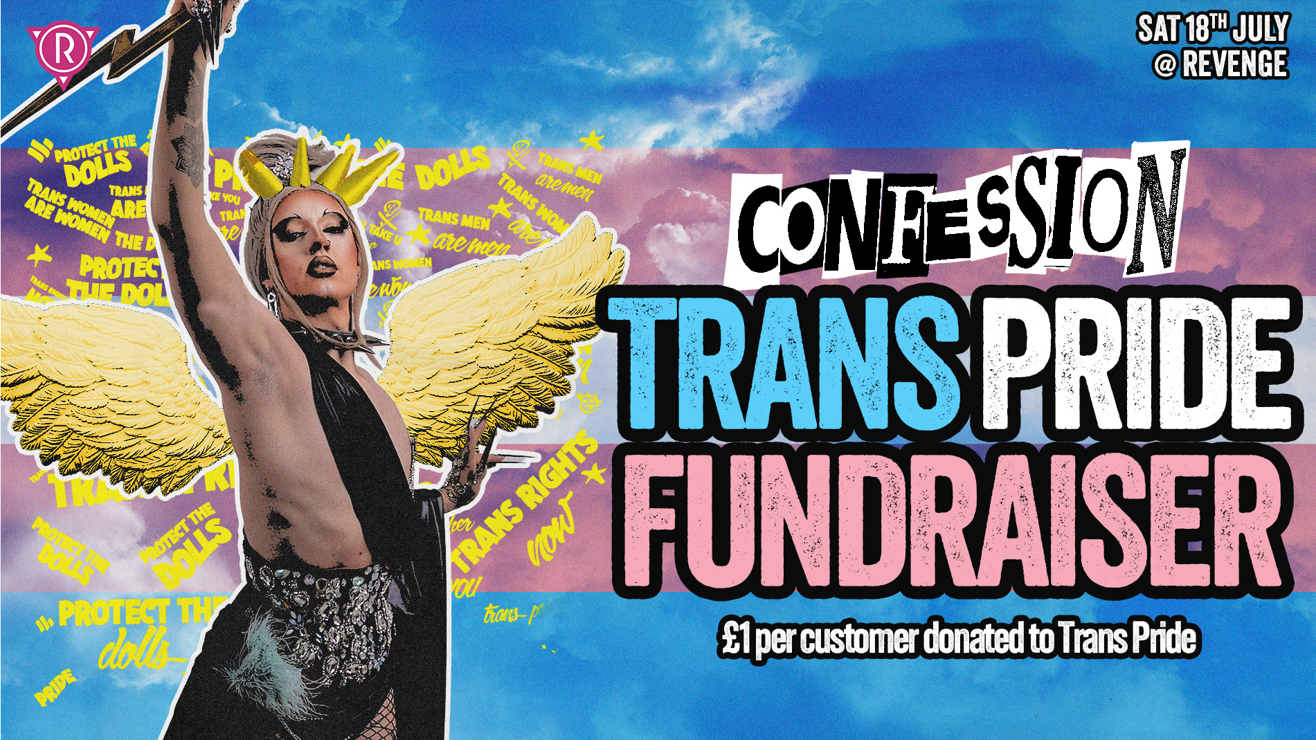 Confession: Trans Pride Fundraiser @ Revenge