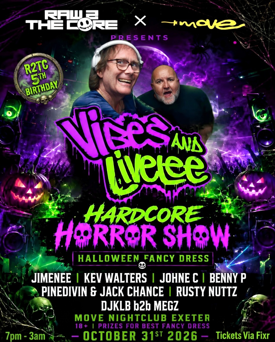 R2TC x MOVE - VIBES & LIVELEE - HALLOWEEN FANCY DRESS - 31/10/26 - Exeter