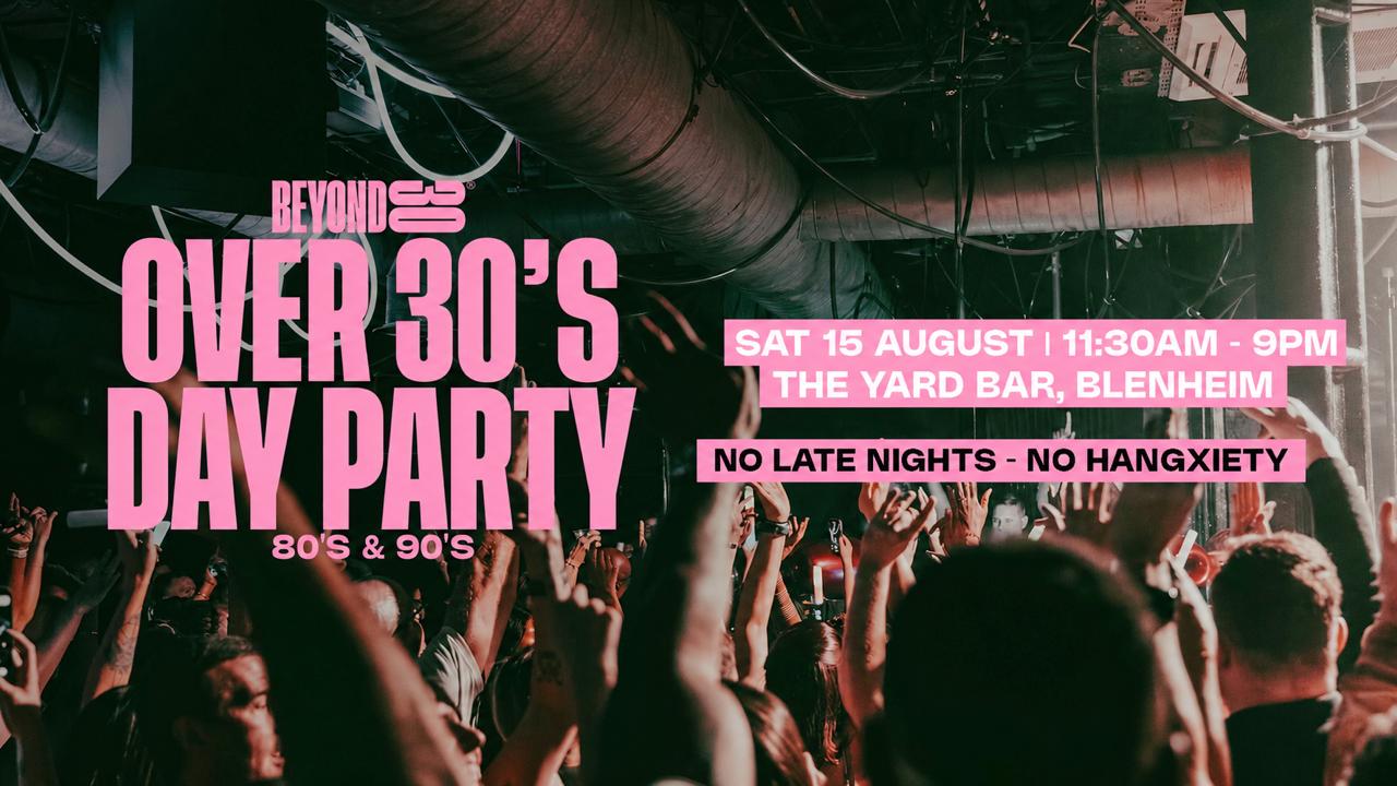 80s & 90s Over 30s Daytime Clubbing – BLENHEIM🕺🏽