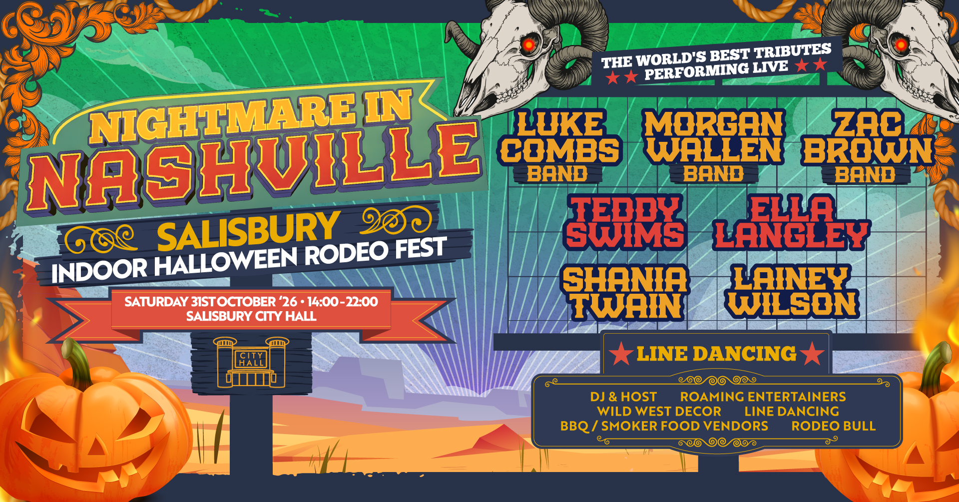 Nightmare in Nashville Indoor Rodeo Show | Salisbury City Hall