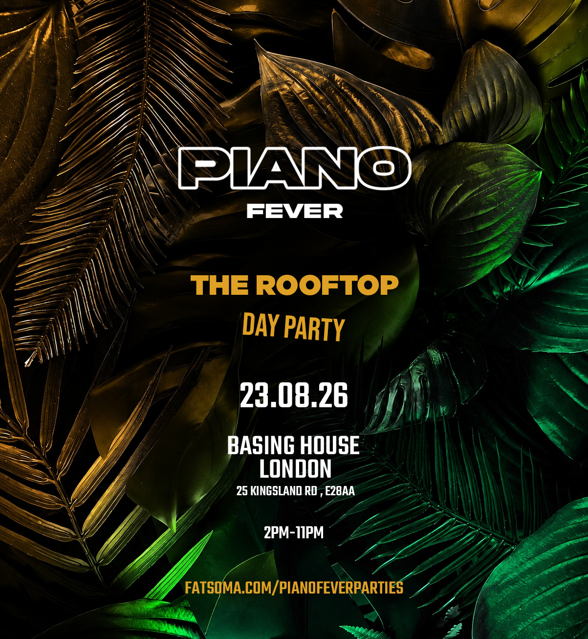 PIANO FEVER LONDON ROOFTOP DAY PARTY