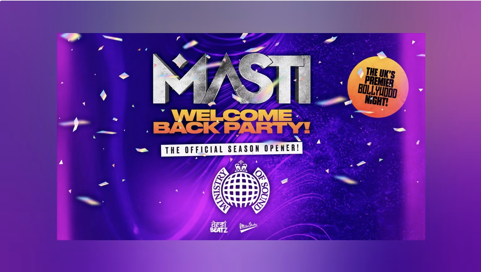 KCL India Soc : WELCOME BACK PARTY! | Ministry of Sound