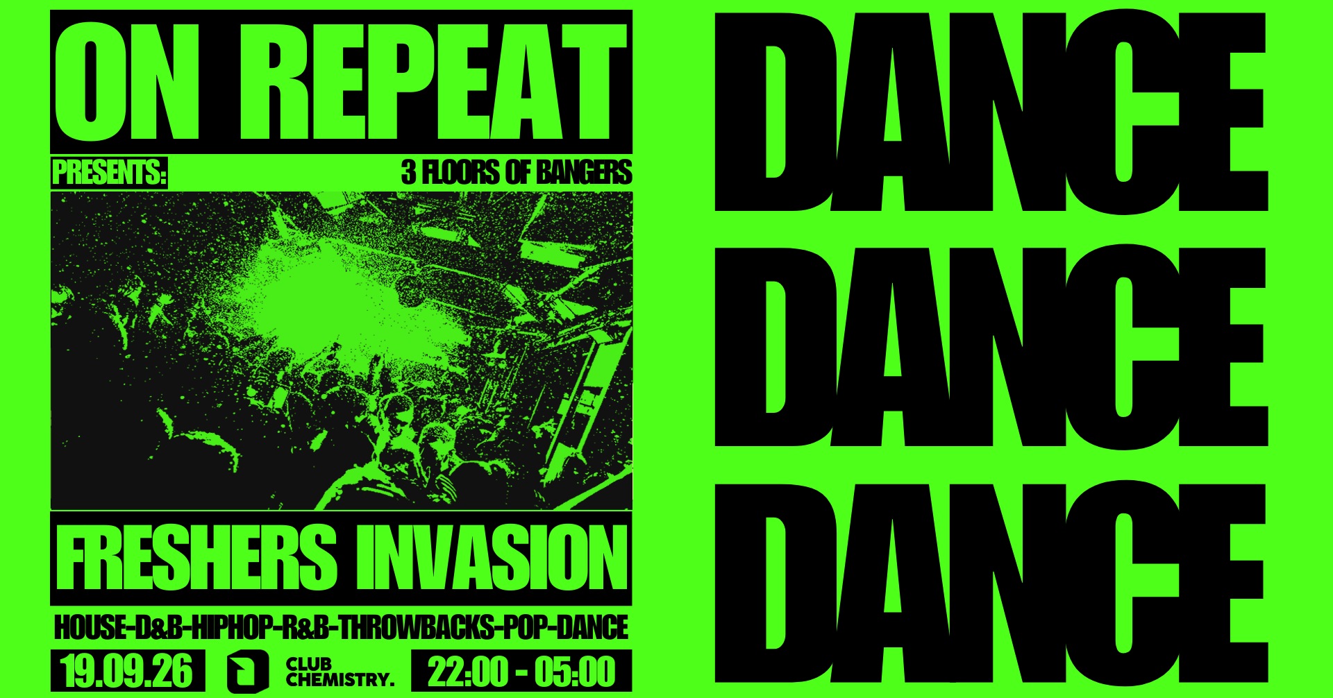 ON REPEAT ∙ FRESHERS INVASION 🛸  Canterbury *LAST 50 ONLINE TICKETS*