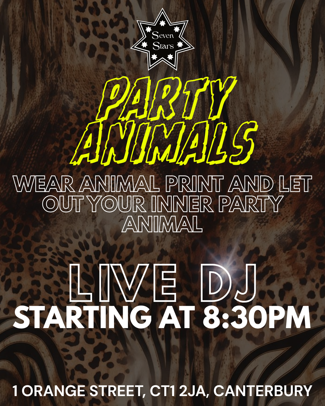 🐆🐾 ANIMAL PRINT PARTY 🐾🐆