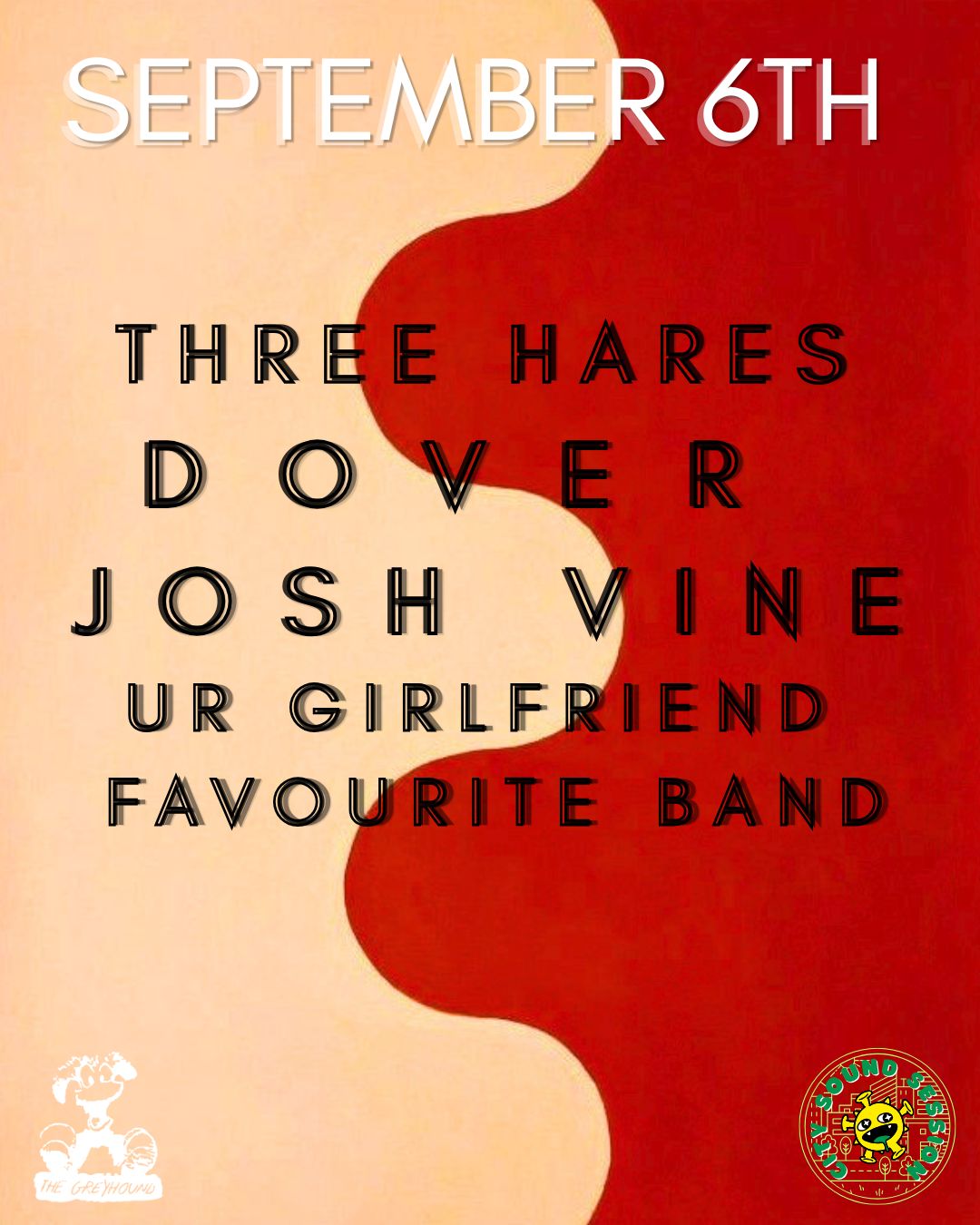 Three Hares, Josh Vine, UrGirlfriend Favourite Band and Dover
