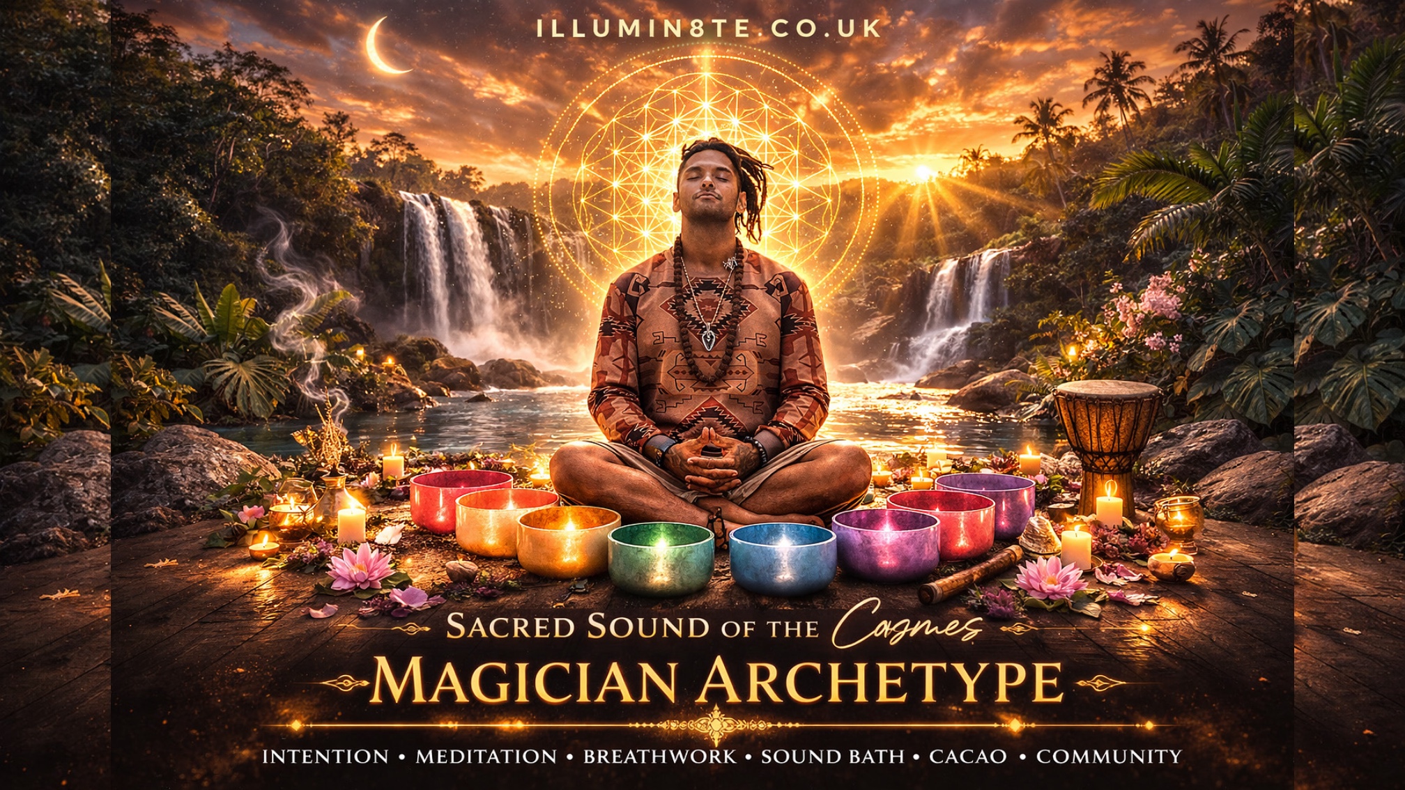 Illumin8te | Sacred Sounds Of The Cosmos | Archetypes | (Sound Bath 20th August) @ THE LIGHTHOUSE 7PM