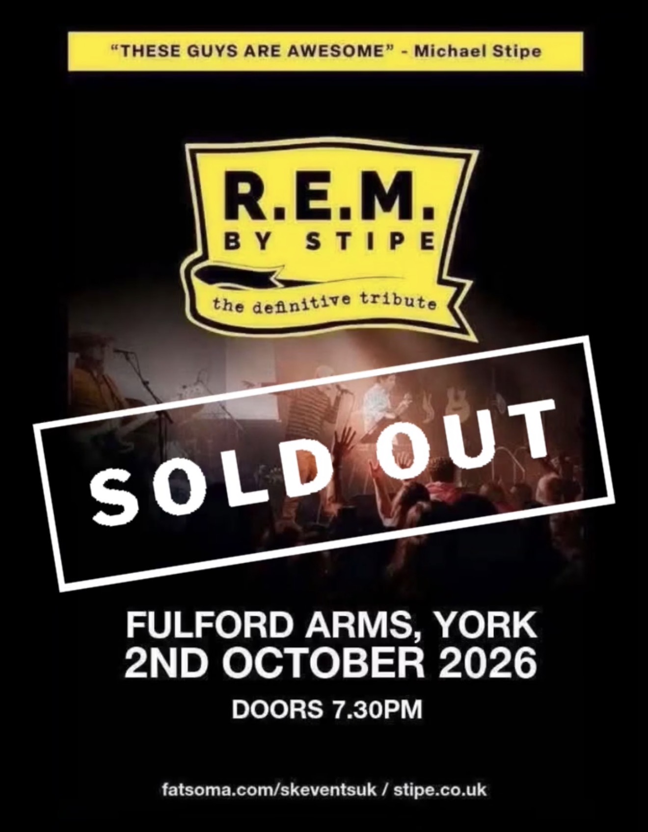 R.E.M by Stipe - Fulford Arms, York