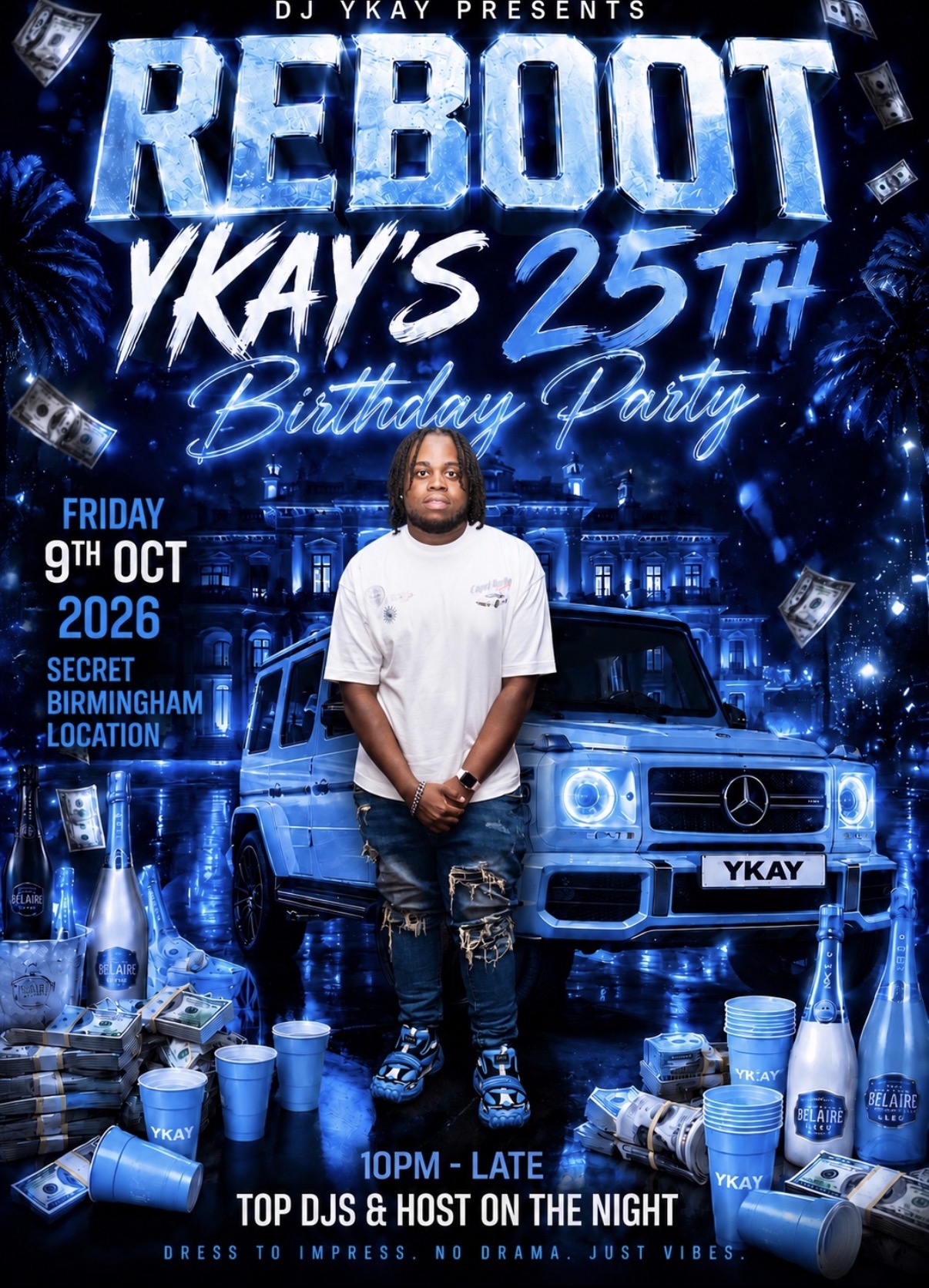 REBOOT🧊🥶 - DJ YKAY’S 25th BIRTHDAY PARTY